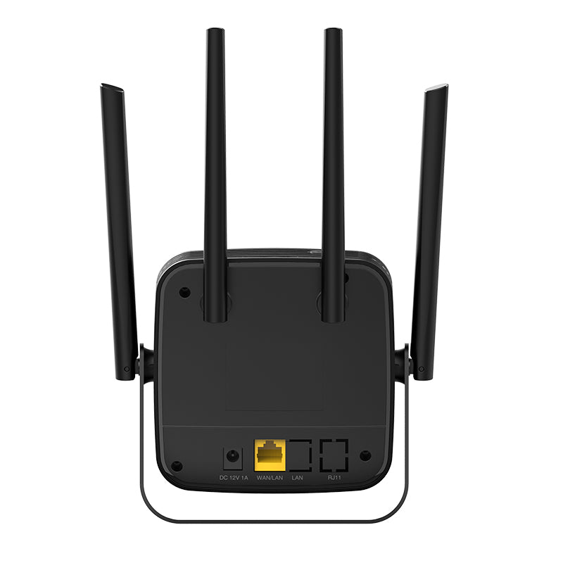 LTE 4G Wireless Router With Four high-gain Antennas