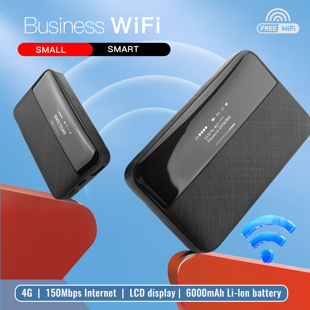 LTE 4G Portable MiFi with LCD Display