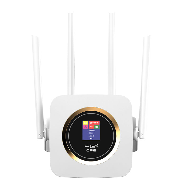 LTE 4G Wireless Router With Four high-gain Antennas