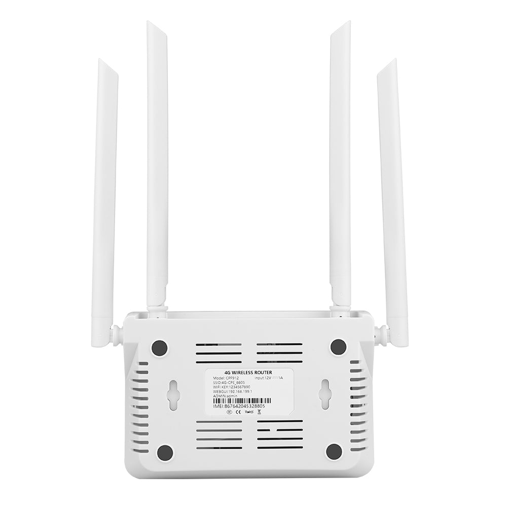 LTE 4G Wireless Router with Four High Gain Antennas