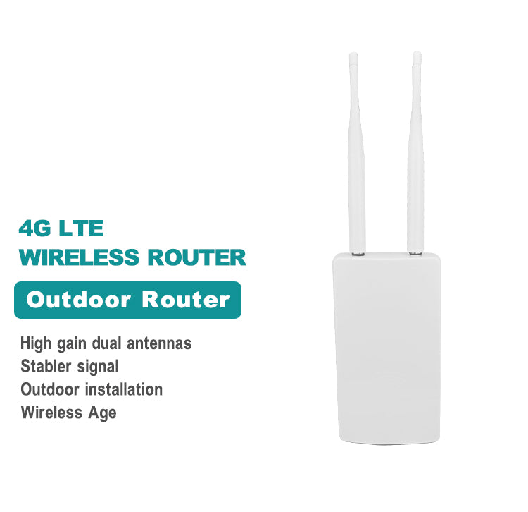 Outdoor LTE 4G Wireless Router with High Gain dual Antennas