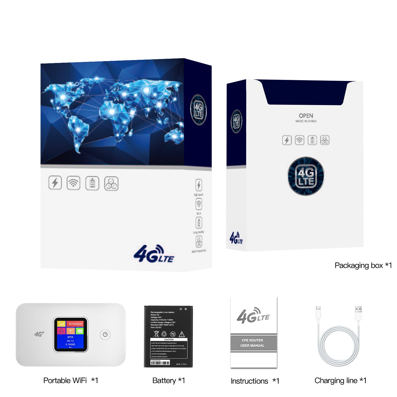 LTE 4G Cat7 Portable MiFi