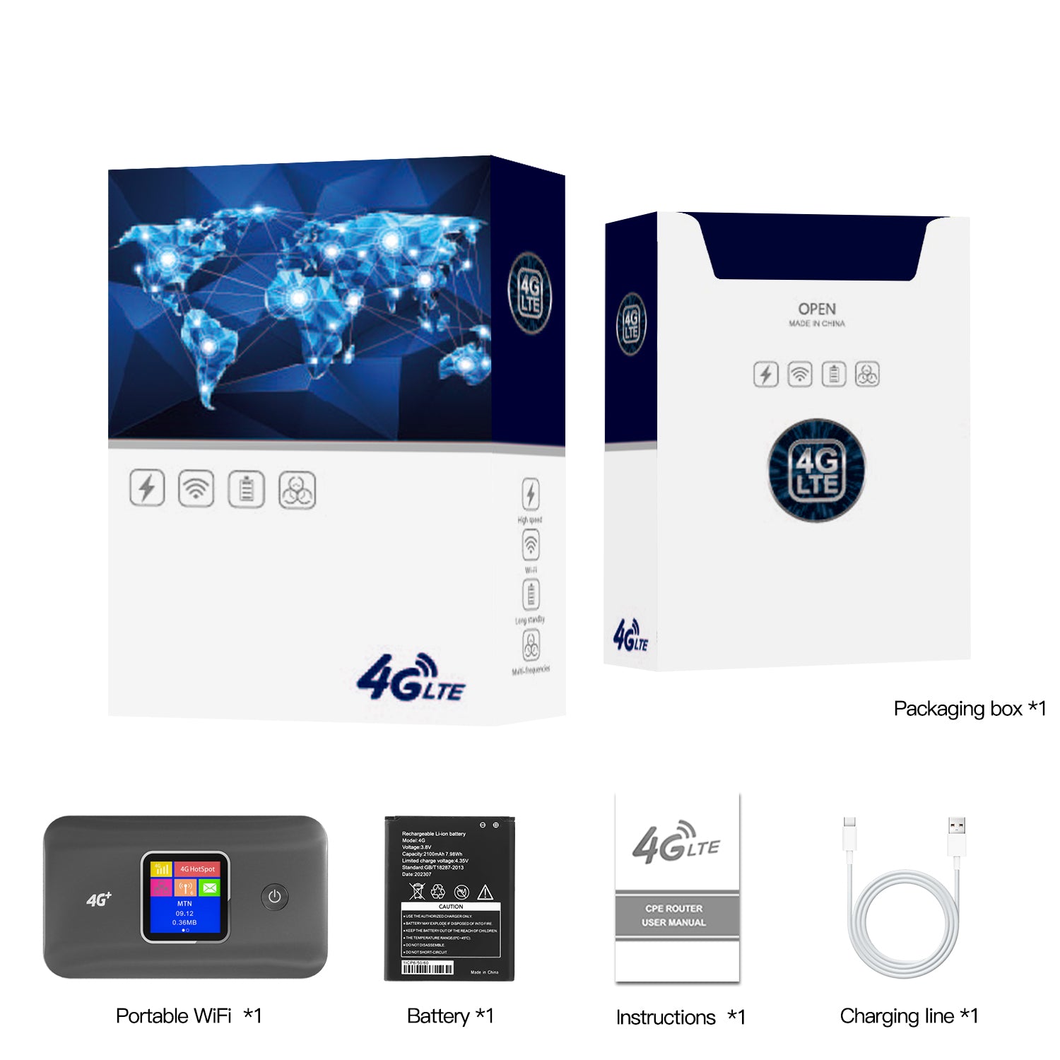 LTE 4G Cat7 Portable MiFi
